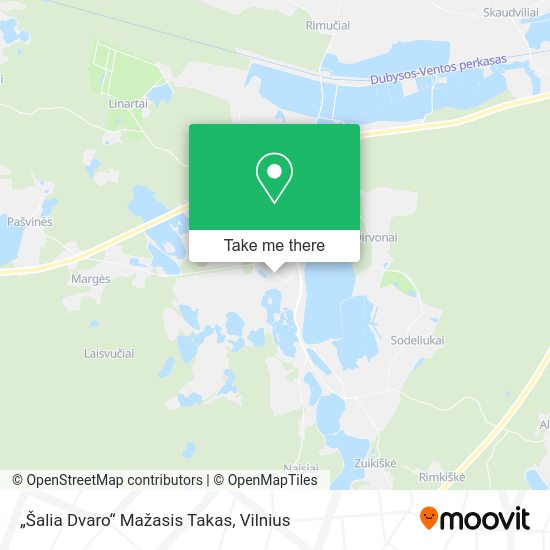 Карта „Šalia Dvaro“ Mažasis Takas
