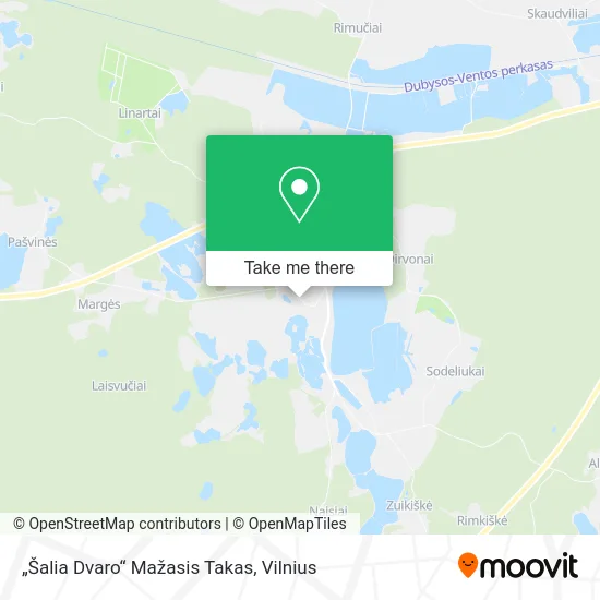 Карта „Šalia Dvaro“ Mažasis Takas