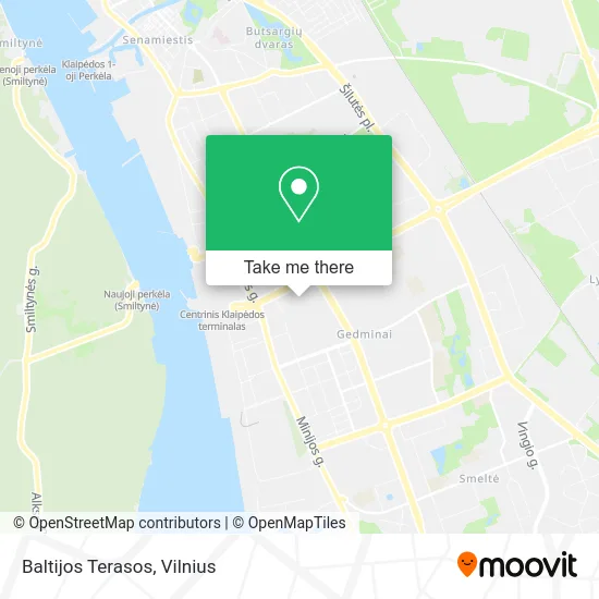 Карта Baltijos Terasos