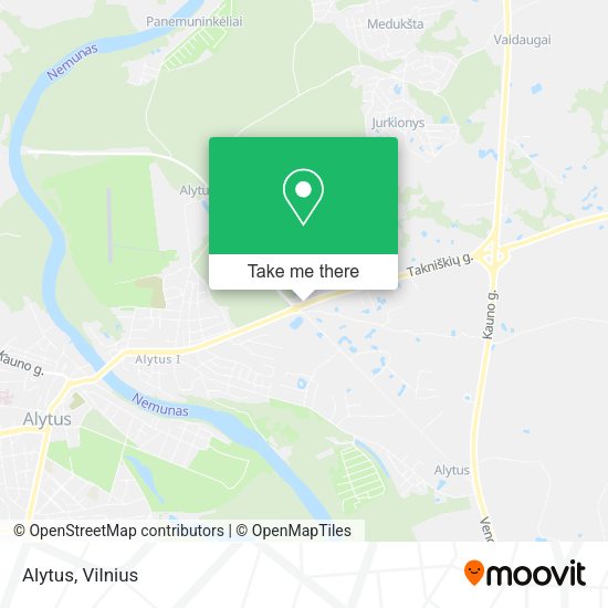 Карта Alytus