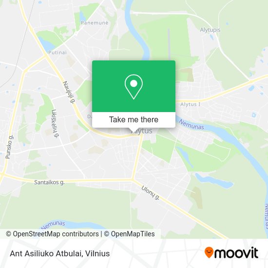 Карта Ant Asiliuko Atbulai