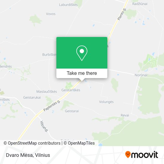 Карта Dvaro Mėsa