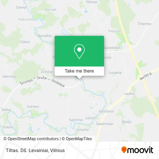 Tiltas. Dš. Levainiai map