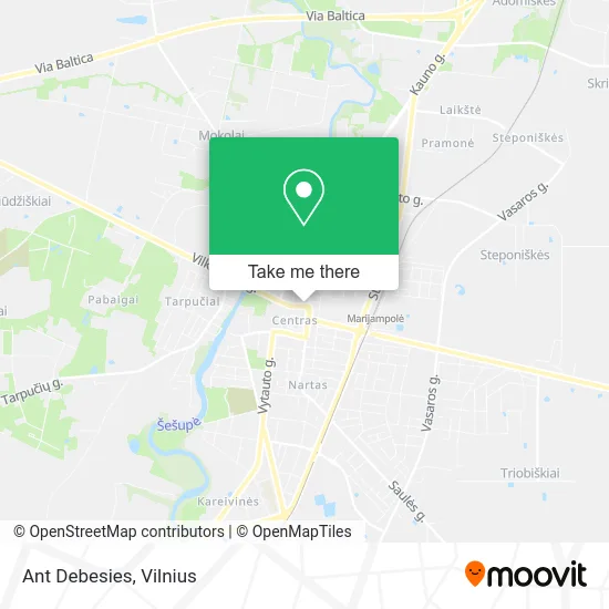 Карта Ant Debesies