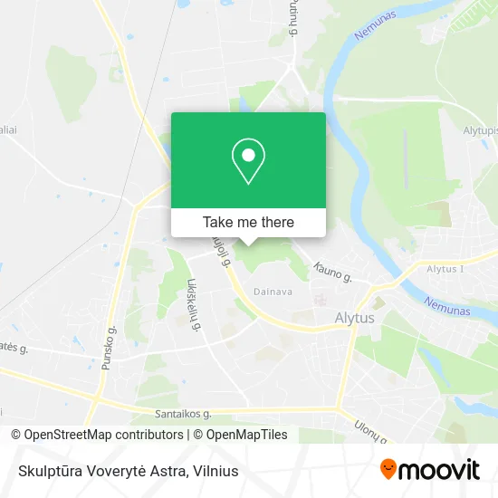 Карта Skulptūra Voverytė Astra