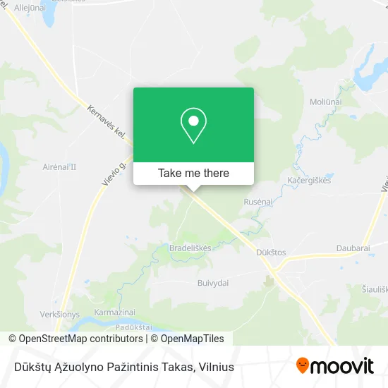 Dūkštų Ąžuolyno Pažintinis Takas map