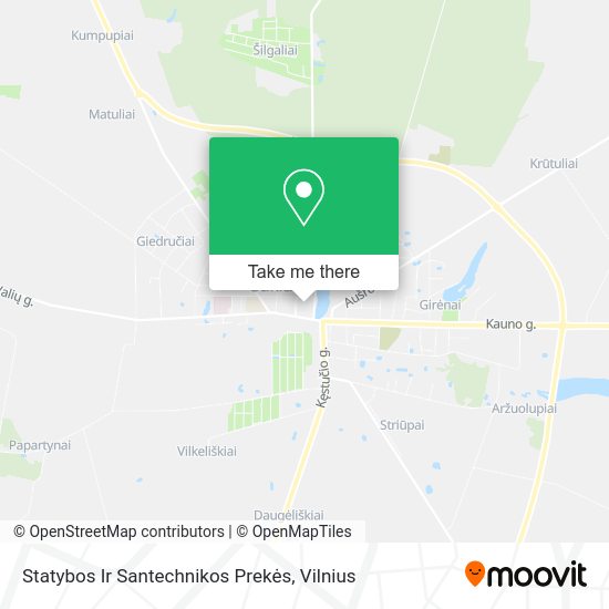 Карта Statybos Ir Santechnikos Prekės