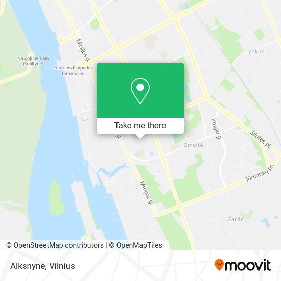 Карта Alksnynė