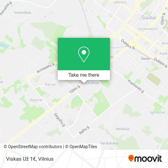 Карта Viskas Už 1€
