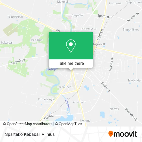 Карта Spartako Kebabai