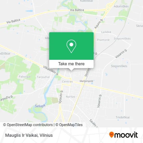 Карта Mauglis Ir Vaikai