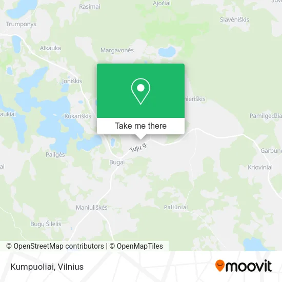 Карта Kumpuoliai