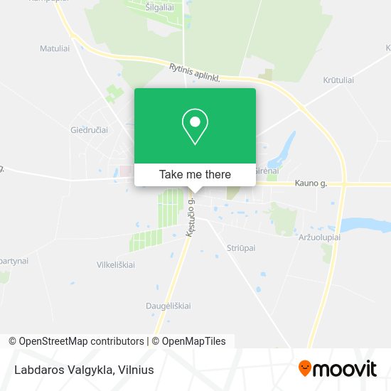 Карта Labdaros Valgykla