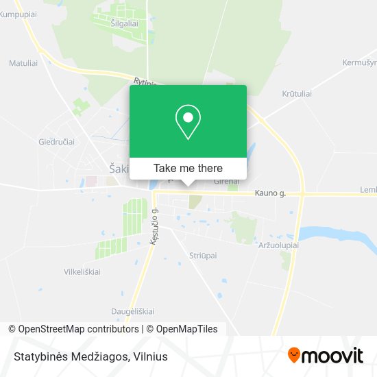 Карта Statybinės Medžiagos