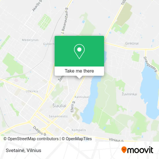 Карта Svetainė