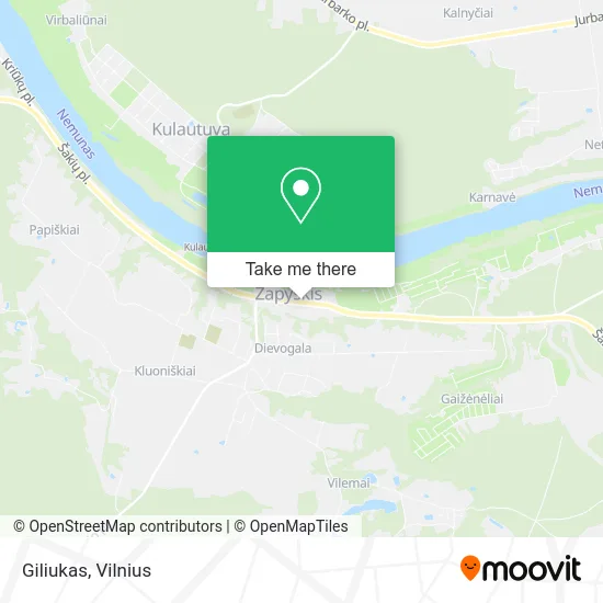 Карта Giliukas