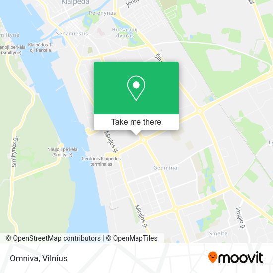 Карта Omniva