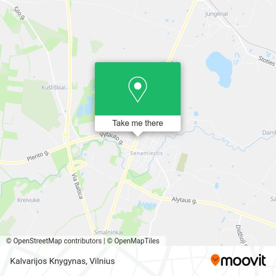 Карта Kalvarijos Knygynas