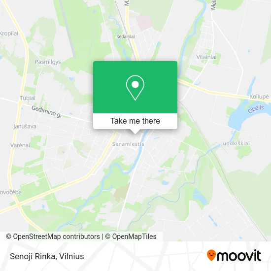 Карта Senoji Rinka