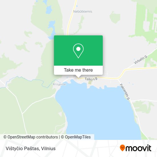 Карта Vištyčio Paštas
