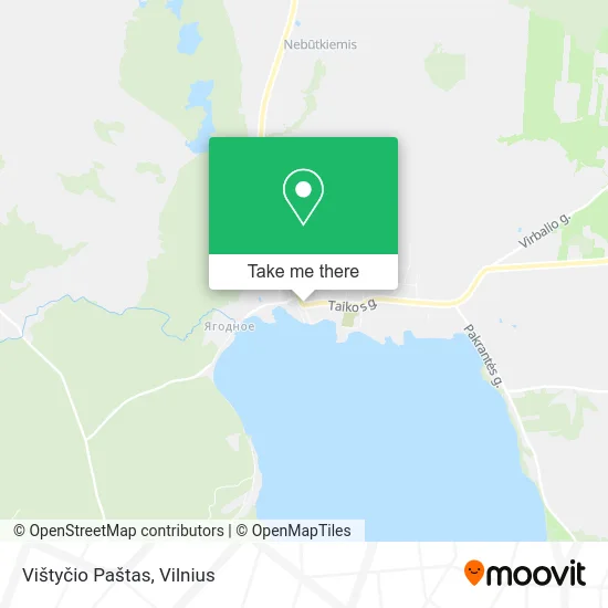 Карта Vištyčio Paštas