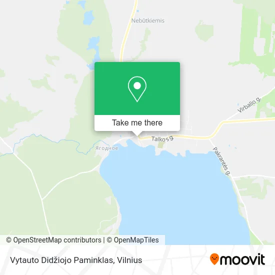 Карта Vytauto Didžiojo Paminklas