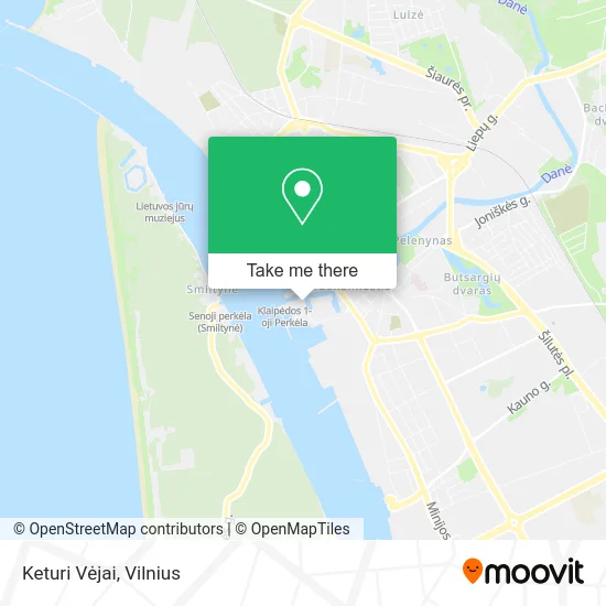 Карта Keturi Vėjai