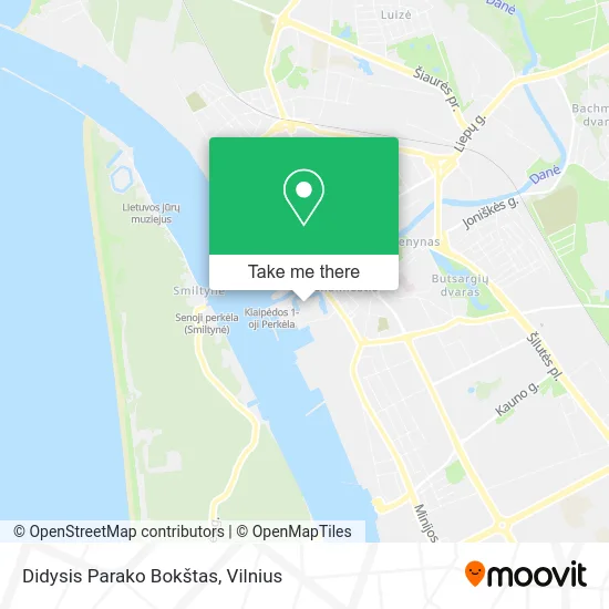 Карта Didysis Parako Bokštas