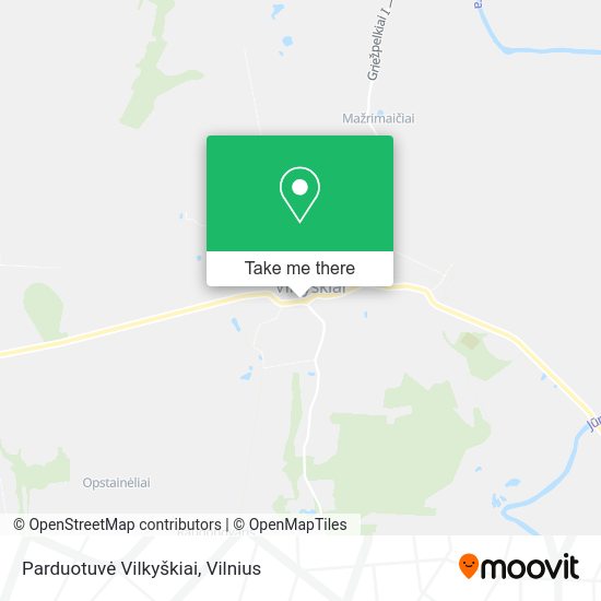 Карта Parduotuvė Vilkyškiai
