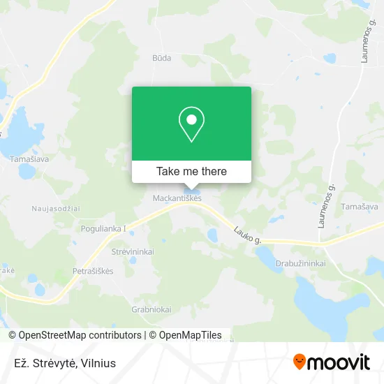 Карта Ež. Strėvytė