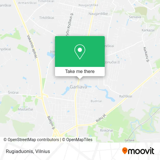 Карта Rugiaduonis