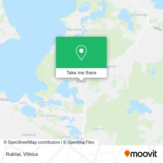 Карта Rukliai
