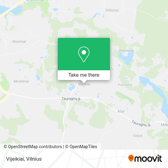 Карта Vijeikiai