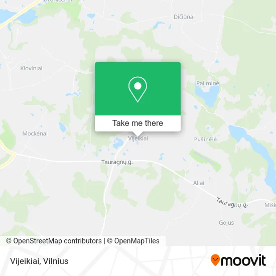 Карта Vijeikiai