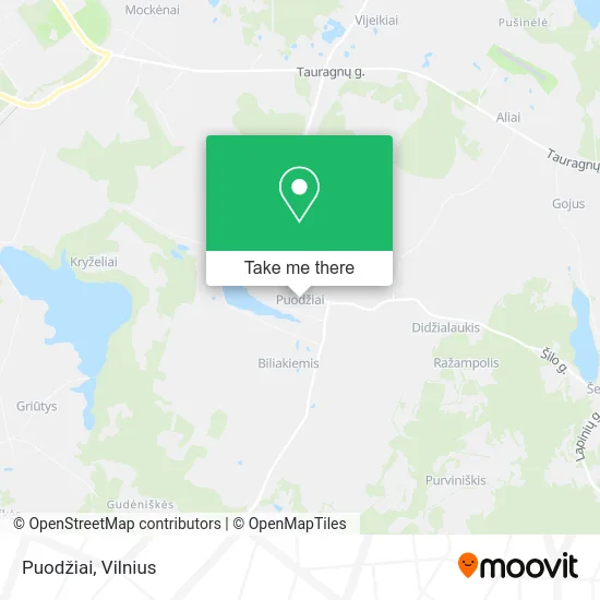 Карта Puodžiai