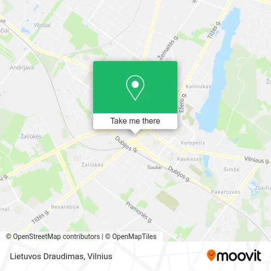 Карта Lietuvos Draudimas