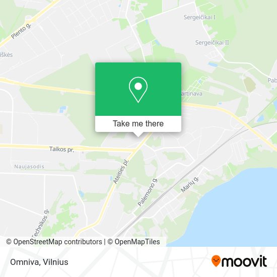 Карта Omniva