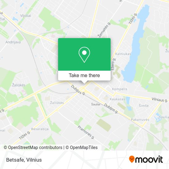 Карта Betsafe