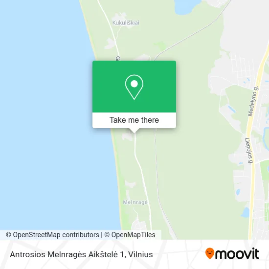 Карта Antrosios Melnragės Aikštelė 1