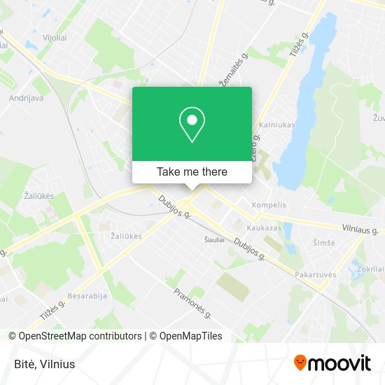 Карта Bitė