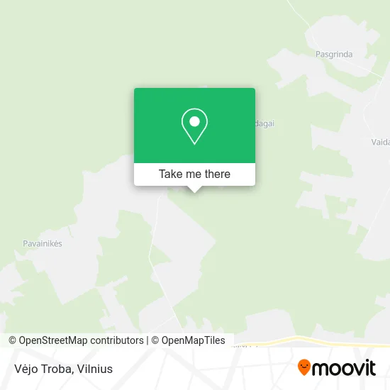 Карта Vėjo Troba