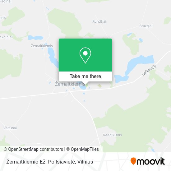 Карта Žemaitkiemio Ež. Poilsiavietė