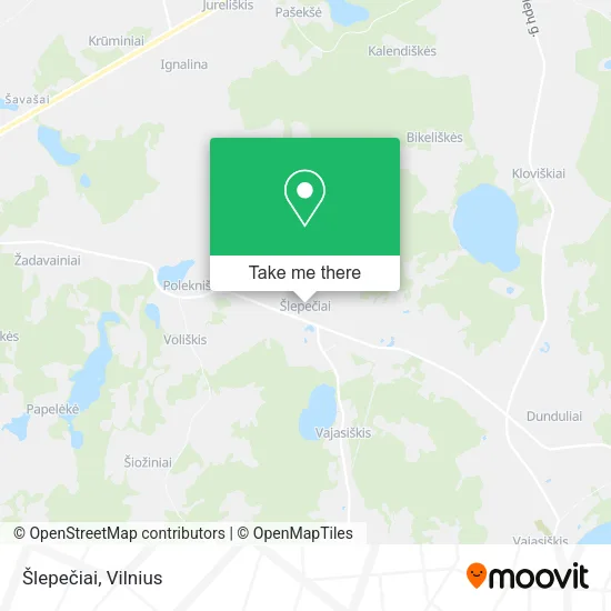 Карта Šlepečiai