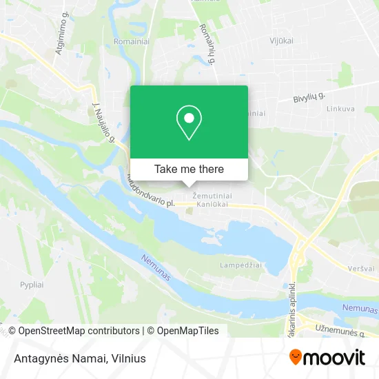 Карта Antagynės Namai