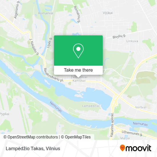 Карта Lampėdžio Takas