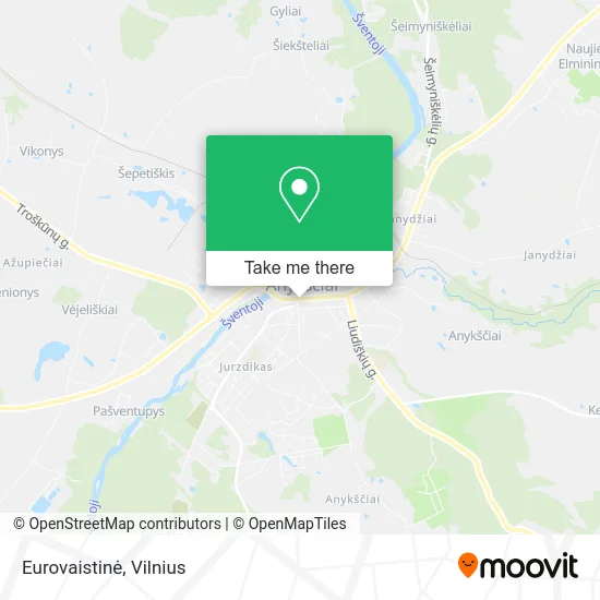 Карта Eurovaistinė