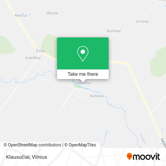 Карта Klausučiai