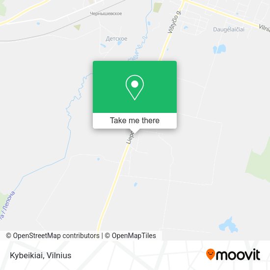 Карта Kybeikiai