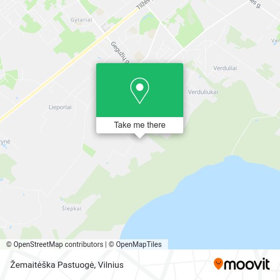 Карта Žemaitėška Pastuogė
