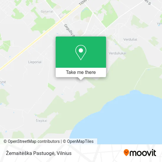 Карта Žemaitėška Pastuogė